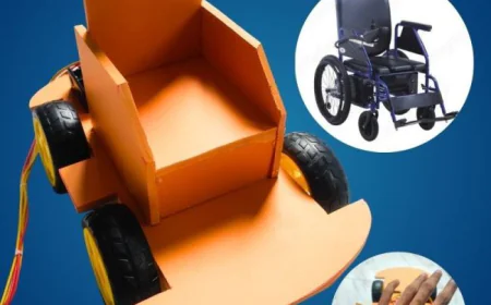 Hand Gesture Controlled Robotic Wheelchair Science Project