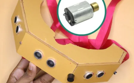 Obstacle Alert Goggles with Vibration & Day/Night Mode