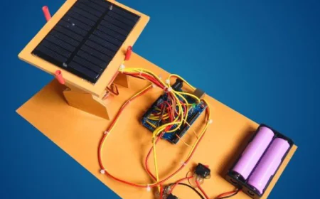 Dual Axis Solar Tracker with Arduino and LDR