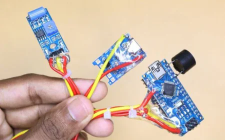 Vibration Detection Alarm Science Project
