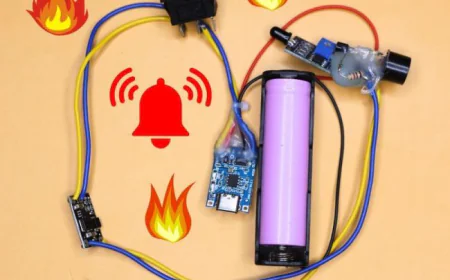 Fire Alarm Science Project Without Arduino