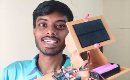 Arduino Based Solar Sun Tracker Project for Students