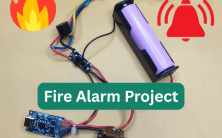 Portable Fire Alarm System – Flame Sensor Science Project
