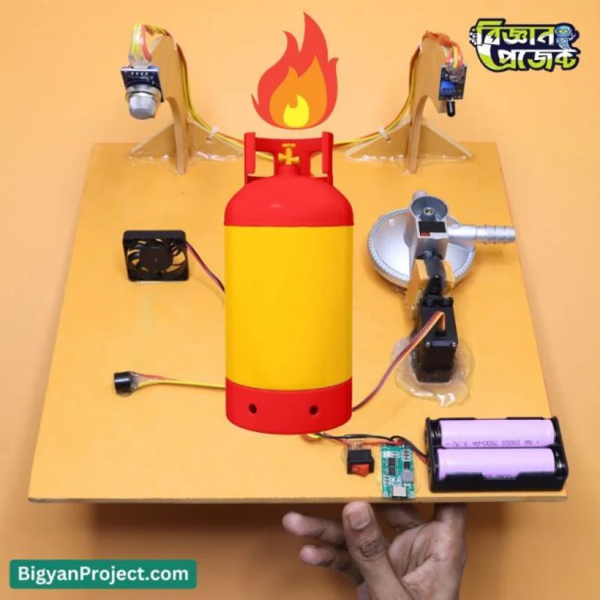 IoT Based Gas and Fire Alarm System with Smart Safety