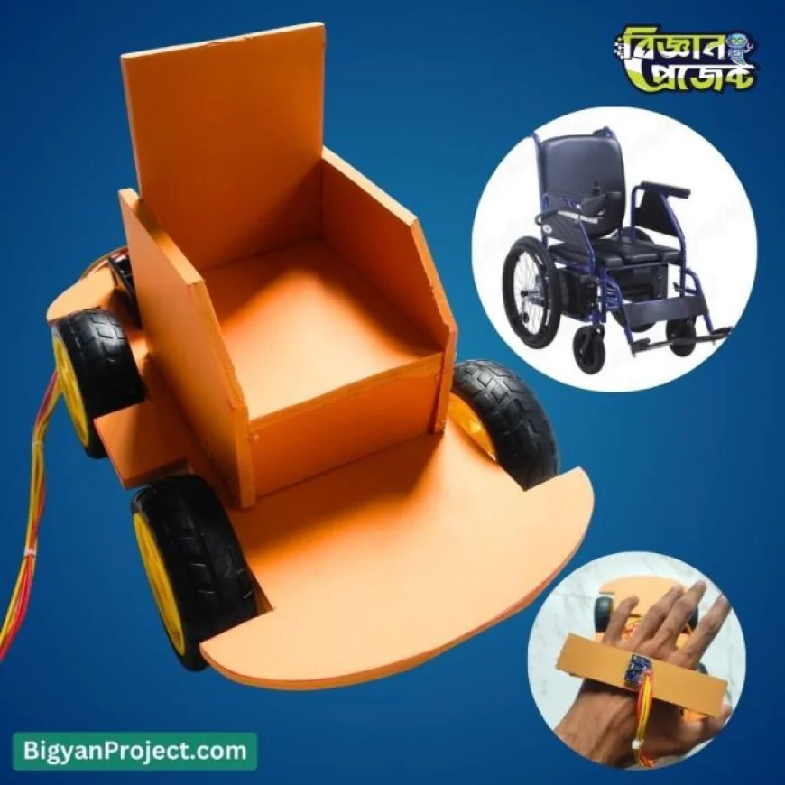 Hand Gesture Controlled Robotic Wheelchair Science Project