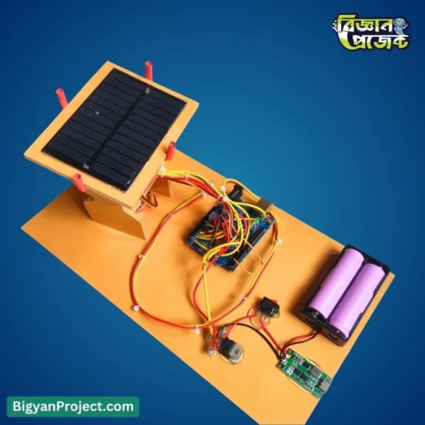 Dual Axis Solar Tracker with Arduino and LDR