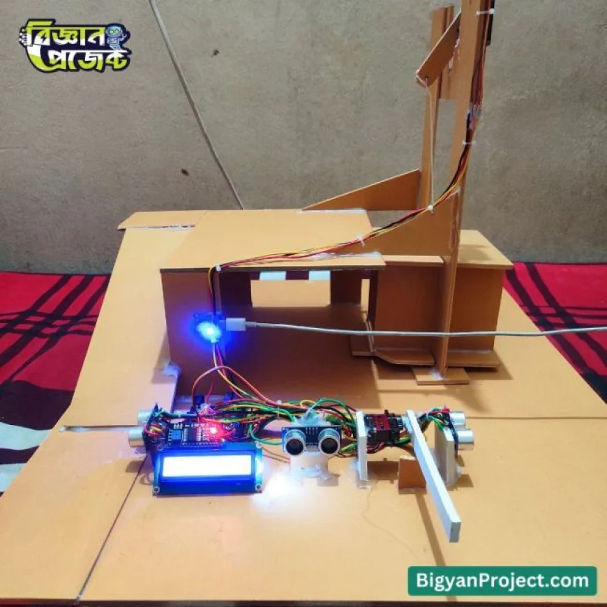 Smart Car Parking System with Lift and Display Project