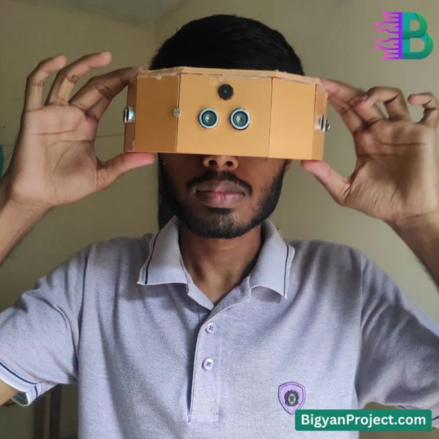 Blind Assist Goggles with Obstacle Alert & Day/Night Mode