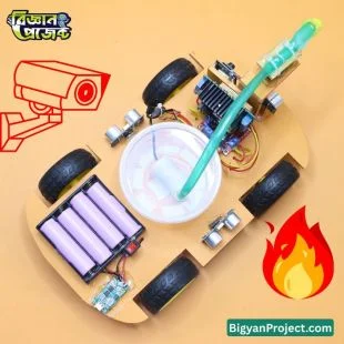 Firefighting Robot Car with Dual Mode and Camera