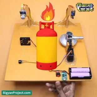 আইওটি গ্যাস ও আগুন অ্যালার্ম প্রজেক্ট স্মার্ট সেফটি সিস্টেমসহ