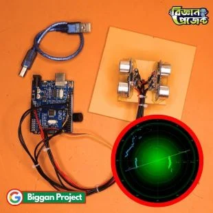 Arduino 360° Ultrasonic Radar Science Project