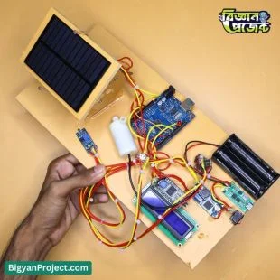 Solar Tracker System with Servo Motor and Temperature Sensor