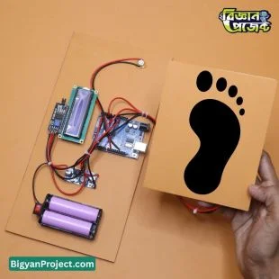 Footstep Piezo Power Generator Arduino Project