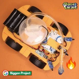 Smart Firefighting Robot Car with Auto & Manual Mode