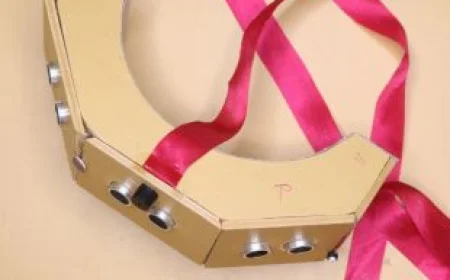 Blind Goggles Project with Ultrasonic Sensors for Obstacle Detection