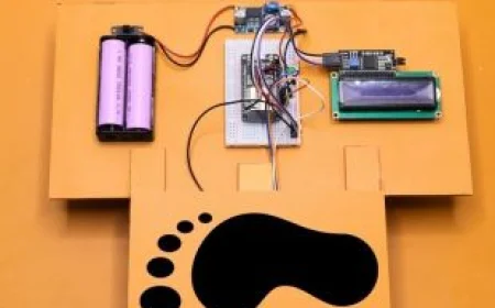 ESP32 ফুটস্টেপ পাওয়ার জেনারেটর সায়েন্স প্রজেক্ট