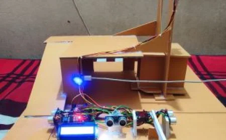 Smart Car Parking System with Lift and Display Project
