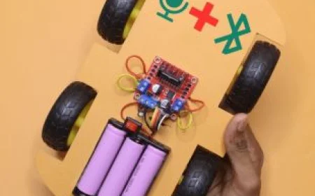 Bluetooth & Voice Control DIY Science Robotic Car Project