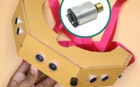 Obstacle Alert Goggles with Vibration & Day/Night Mode