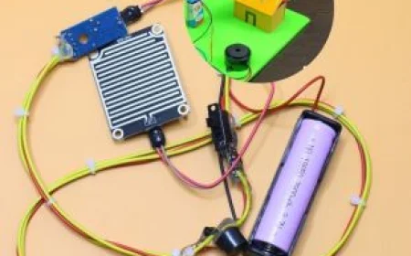 Rain Alert Alarm DIY Science Project for Students