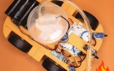 Smart Firefighting Robot Car with Auto & Manual Mode